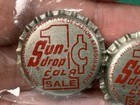 Vintage Sun Drop Cola 1 Cent Sale Cork Lined Soda Pop Bottle Cap New Old Stock