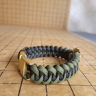 Usmc Marine Corps Eagle Globe Anchor Ega Paracord Bracelet Olive Drab Black