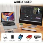 Adjustable Foldable Laptop Stand Aluminum Notebook Riser Computer Holder Desk