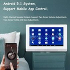 Touch Screen In Wall-amplifier 7  stereo Audio Background Music Wifi   Bluetooth