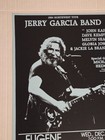 Jerry Garcia Band - Rare Promo Poster - Pacific Northwest 1984 - Blue Near Mint