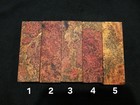 Outstanding Stabilized Amboyna Burl Blanks - Turning knife Scales  2    6    1 