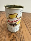 Vintage Falstaff Beer Flat Top Drinking Cup Mug Can Empty