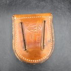 Vintage Safariland Black Basketweave Handcuff Pouch Leather 90v Police Gear