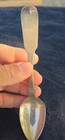 Antique 1850 s E  Hustace Pure Coin Silver Fiddle Back 6  Tea Spoon 14 Gr