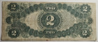 F-59 1917  2 Two Dollar Legal Tender Red Seal Large Size Note Elliott white