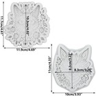 Cat Head Polymer Clay Molds Cat Silicone Mold For Diy Craft Epoxy Resin Casting