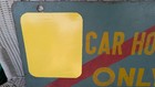 Car House Only   7 Civic Center Los Angeles Railway Dash Destination Sign