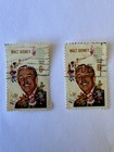 Lot Of Two 1968 Walt Disney 6c Cancelled Usps Stamps