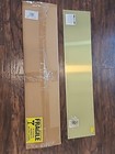 Mp4618 Kick Plate 8 In  X 34 In  Brite Brass On Aluminum Door Kick Plate Sing
