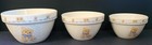 Vintage  Rare  Theodore Bear 3 Piece Ceramic Bowl Set  unused In Box   
