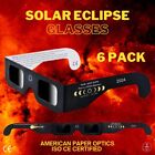 6 Pack New 2024 Solar Eclipse Glasses -us Seller- Iso   Ce Certified Safe