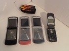 Lot Of 4 Motorola Flip Phones Untested Unknown Operating Condition No Accessorie