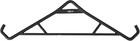 Heavy Weight Gambrel 25-inch Wide 1 2-inch Steel Bar With Hooks Supports Up To 1
