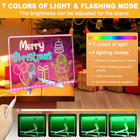 Lumiboard Led Drawing Board  Light Up Acrylic Dry Erase Board With 7 Colors  Led