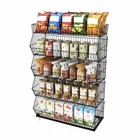 5   tier Retail Display Rack  Storage Shelf For Kitchen Home Supermarket