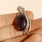 Very Rare Ancient Victorian Amulet Pendant Engraved Amazing With Stone Authentic