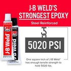 Strongest Metal Steel Aluminum Bond Adhesive Cold Weld Reinforced Epoxy Glue 2oz