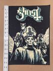 Ghost Band Logo Large Back Patch  Quality Digital Print  Sew On  14 1 2    X 11   