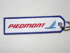 Piedmont Airline Keychain Or Fob Embroidered Both Sides Airplane Pilot Gift New