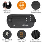 Money Belt For Travel With Rfid Blocking Technology - Hidden Travel Money Pou   