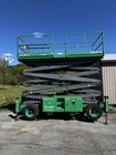 2016 Skyjack Sj9250 50    4x4 Diesel Scissor Rough Terrain Man Lift Outriggers