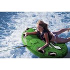 Airhead Rebel Towable Kit 1 Rider Tube With Rope And Pump Green Boat