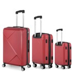 20 24 28  3pcs Luggage Travel Set Bag Abs Trolley Hard Shell Suitcase Board Case