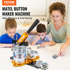 Vevor Button Maker Machine Badge Pin Machine 3  75 Mm 100 Free Parts Press Kit
