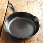 Vintage Griswold Cast Iron Skillet Frying Pan   3 Large Block Logo - Ironspoon