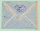 Portugal 1944  apr21  Wwii Censored  Air Cover Front  Lisboa Sweden 3 50 Rate