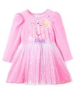 Toddler Girls Dress Tutu Princess Dresses For Birthday Party 2 5-6 Years Pink
