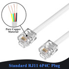 Phone Cord 25ft  Landline Telephone Cable With Rj11 Plug  Includes Telephone Inl