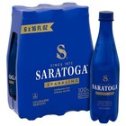 Saratoga Sparkling Spring Water Bottle Pet  16 Oz  6-pack