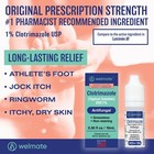 Welmate Clotrimazole 1  Antifungal Solution   Itch Relief   0 33 Fl Oz Exp 12 27