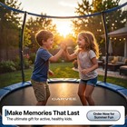 14ft Trampoline For Kids   Adults  Outdoor Trampoline W  Enclosure Net   Ladder