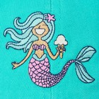 Life Is Good  Kids Stay Cool Mermaid Chill Cap  Turquoise Green