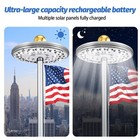 Flag Pole Light Solar Powered  1200 Lumen Second Generation Outdoor Waterproof