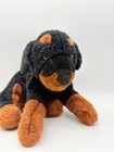 Rottweiler Plush Floppy Animal Alley Brown Black Puppy Dog Vtg 17 