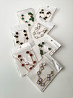 Floral Shape Stainless Steel 3pcs  Jewelry Bracelet  Neckless  Earrings