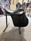 Stubben 17 Hunt Saddle Black   Dark Brown Leather
