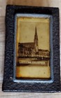 Antique 2  Tin Match Stick Box Holder Old Photo   Breda Boulevard  