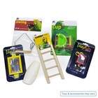 Prevue Pet 16 h Round Roof Small Bird Cage Complete Kit W  Toys Ladder