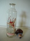 Vintage Old Fitzgerald Prime  Bourbon Whisky Wildlife Pheasant Glass Decanter