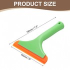 3pcs Squeegee 6 Inch Water Blade Shower Squeegee For Window Glass Door  Green