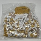 Nicole Miller Baby Girl 4pc Outfit 0 3 Month Yellow Tea Rose Bow Vest Pants