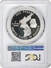 1991-p Korea Silver Commemorative Dollar Pr69dcam Pcgs Proof 69 Deep Cameo