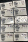  1897-1908 Set Of 14 Transpotation Series 1981 Artcraft Cachet Fdc s Lot Of 10