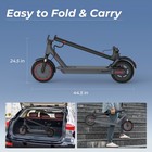 Aovopro Tmax 500w 10  Foldable Electric Scooter  22mph With Dual Braking System