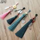 Chinese Hanfu Cheongsam Tassel Fringe Amulet Pendant Retro Ethnic Brooch Ethnic